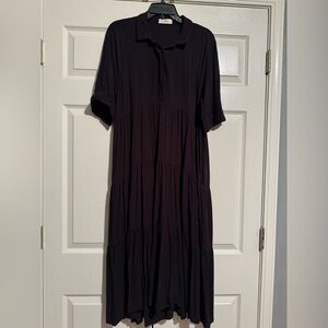 Elegant Black Maxi Dress